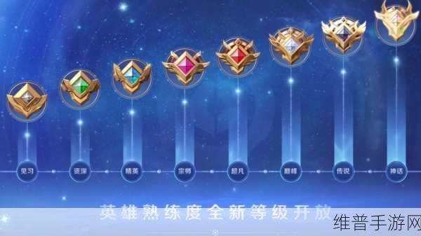 王者荣耀英雄熟练度提升全攻略
