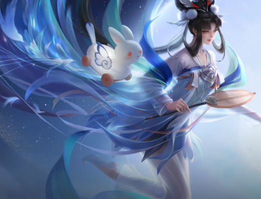 王者荣耀女性角色去掉所有服装嫦娥