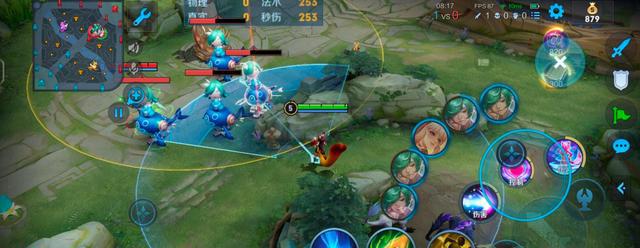 王者荣耀国际版摇杆设置,局内布局超细节