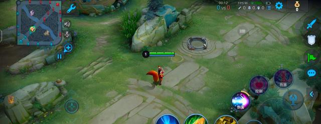 王者荣耀国际版摇杆设置,局内布局超细节